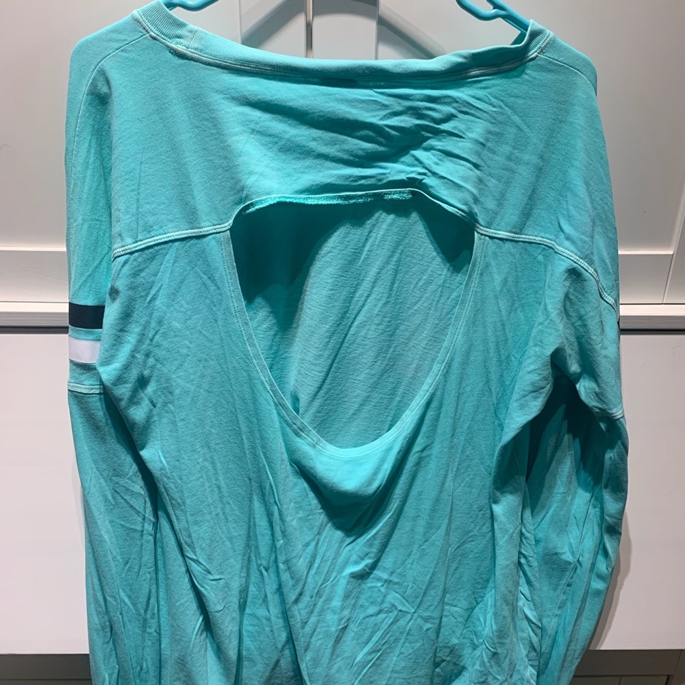 Open back shirt